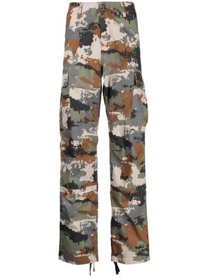 Carhartt WIP camouflage-print cargo pants - Green