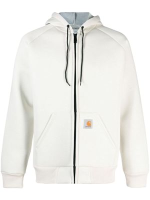 Carhartt WIP Car-Lux logo-patch jacket - White