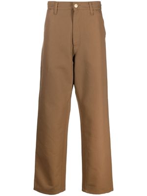 Carhartt WIP cargo-pockets organic-cotton trousers - Brown