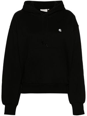 Carhartt WIP Casey logo-embroidered cotton hoodie - Black