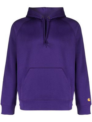 Carhartt WIP Chase cotton hoodie - Purple