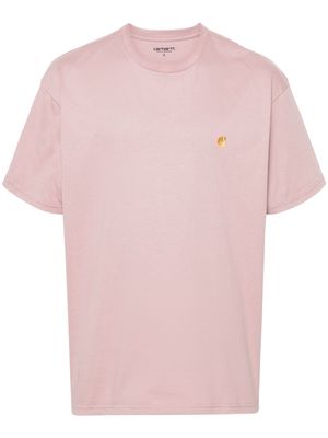 Carhartt WIP Chase cotton T-shirt - Pink