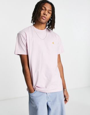 Carhartt WIP chase t-shirt in pink