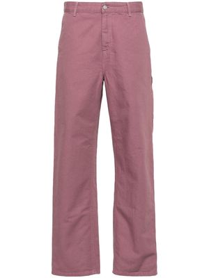 Carhartt WIP cotton straight-leg trousers - Purple