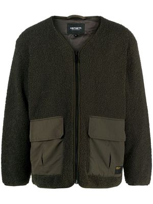 Carhartt WIP Devin Liner V-neck fleece jacket - Green