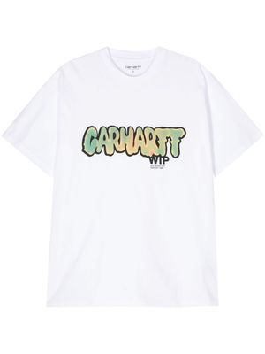 Carhartt WIP Drip logo-print T-shirt - White