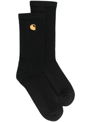 Carhartt WIP embroidered ankle socks - Black
