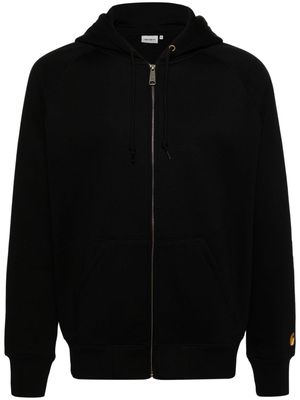 Carhartt WIP embroidered-logo cotton-blend jacket - Black