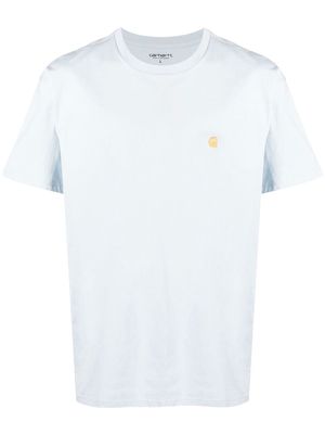 Carhartt WIP embroidered-logo cotton T-Shirt - Blue