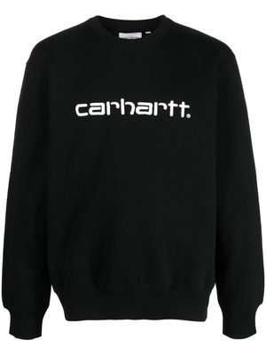 Carhartt WIP embroidered-logo crewneck sweatshirt - Black