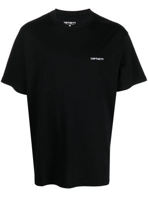 Carhartt WIP embroidered-logo detail T-shirt - Black