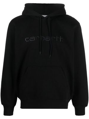 Carhartt WIP embroidered-logo hoodie - Black