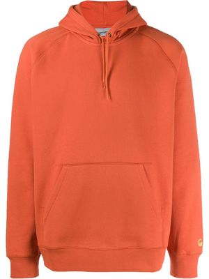 Carhartt WIP embroidered logo hoodie - Orange