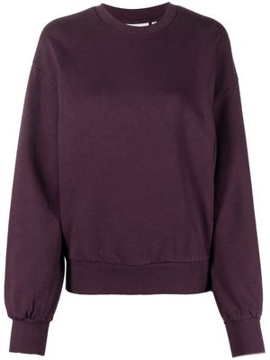 Carhartt WIP embroidered-logo long-sleeve sweatshirt - Purple