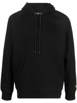 Carhartt WIP embroidered-logo pullover hoodie - Black