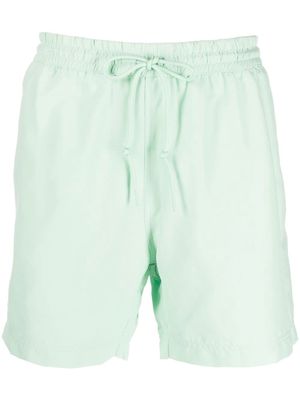 CARHARTT WIP embroidered-logo swim shorts - Green
