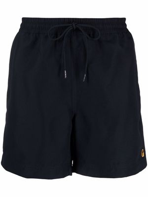 Carhartt WIP embroidered-logo swimshorts - Blue