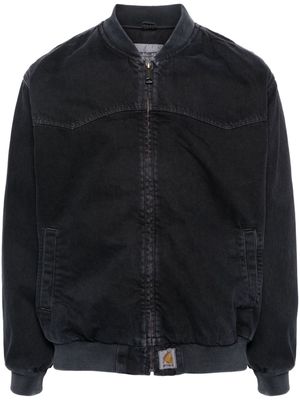 Carhartt WIP faded cotton bomber jacket - Black