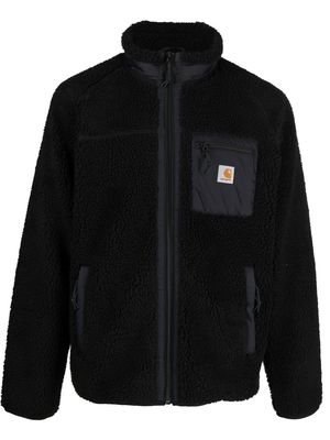 Carhartt WIP fleece zipped jacket - Black