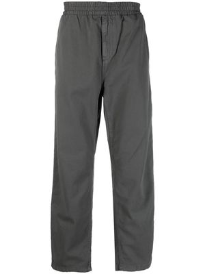 Carhartt WIP Flint logo-patch trousers - Grey