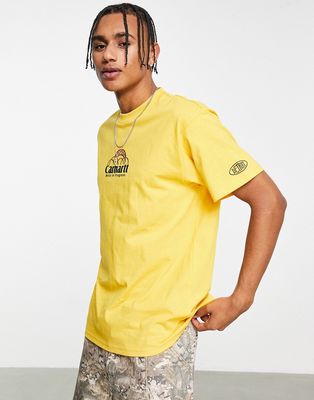 Carhartt WIP geo script t-shirt in yellow