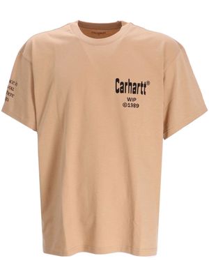 Carhartt WIP graphic-print cotton T-shirt - Neutrals