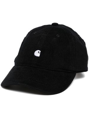 Carhartt WIP Harlem logo-embroidered corduroy cap - Black