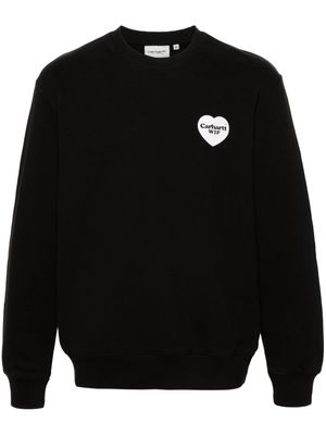 Carhartt WIP Heart Bandana logo-print sweatshirt - Black