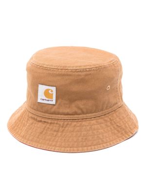 Carhartt WIP Heston cotton bucket hat - Brown