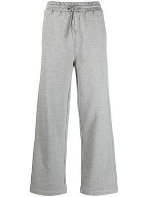 Carhartt WIP high-waisted cotton flared sweatpants - Grey