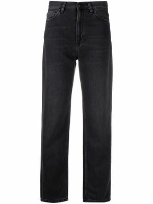 Carhartt WIP high-waisted straight-leg jeans - Black