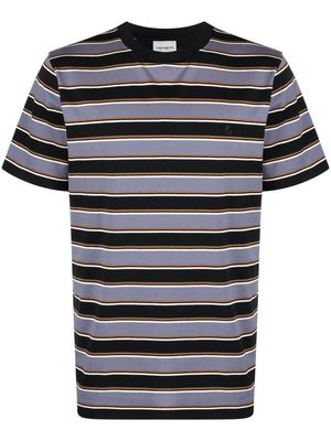 Carhartt WIP horizontal-stripe cotton T-shirt - Black