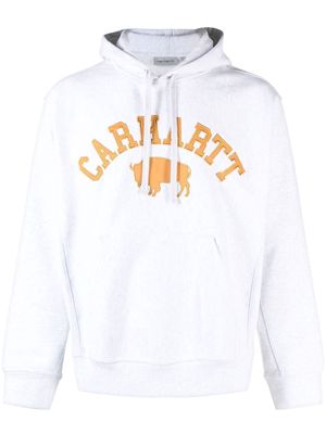 Carhartt WIP Locker logo-embroidered hoodie - Grey