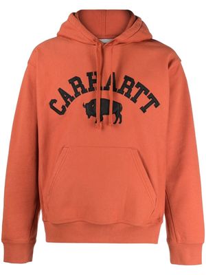 Carhartt WIP Locker logo-embroidered hoodie - Orange