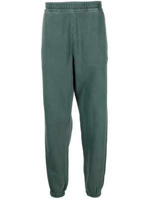 Carhartt WIP logo-embroidered cotton track pants - Green