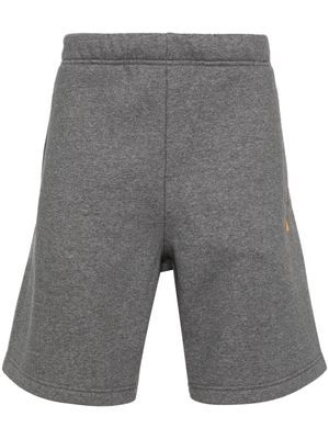 Carhartt WIP logo-embroidered elasticated-waist shorts - Grey