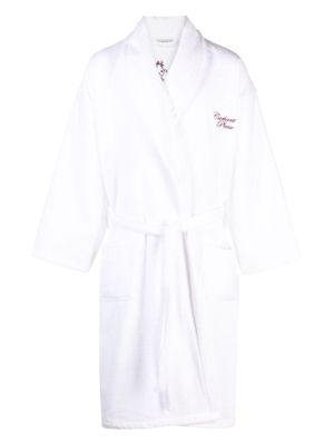 Carhartt WIP logo-embroidery cotton robe - White