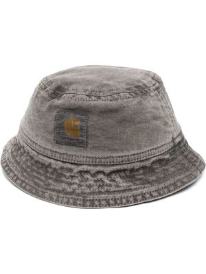 Carhartt WIP logo-patch bucket hat - Black