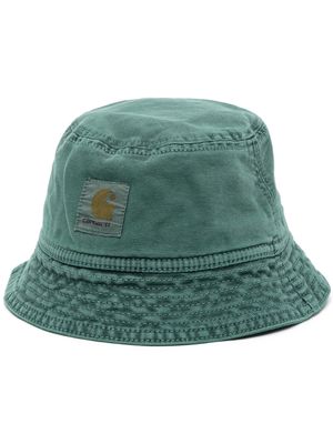 Carhartt WIP logo-patch bucket hat - Green