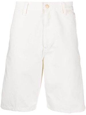 Carhartt WIP logo-patch cotton bermuda shorts - White