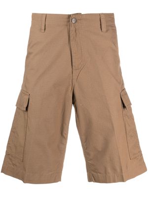 Carhartt WIP logo-patch cotton cargo shorts - Neutrals