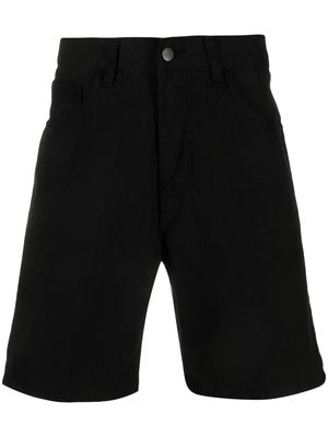 Carhartt WIP logo-patch detail shorts - Black