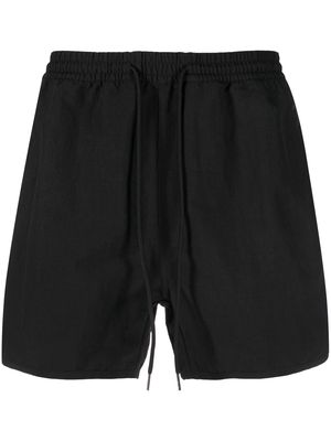 Carhartt WIP logo-patch drawstring shorts - Black