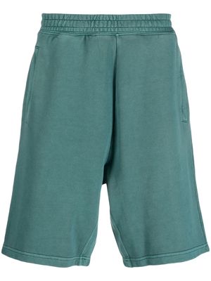 Carhartt WIP logo-patch elasticated-waist shorts - Green