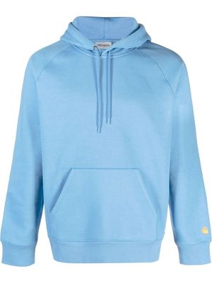 Carhartt WIP logo-patch pullover hoodie - Blue