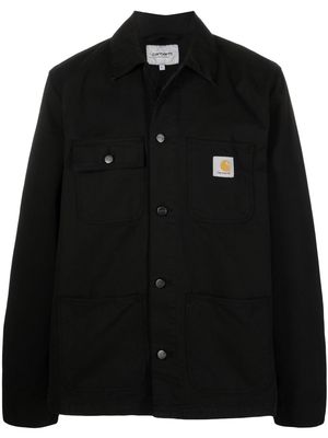 Carhartt WIP logo-print bomber jacket - Black