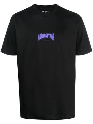 Carhartt WIP logo-print crew-neck T-shirt - Black