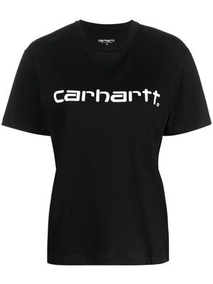 Carhartt WIP logo-print detail T-shirt - Black