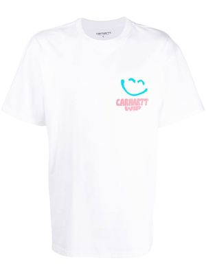 Carhartt WIP logo-print organic cotton T-shirt - White