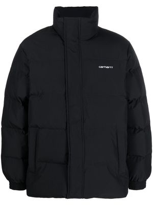 Carhartt WIP logo-print padded jacket - Black